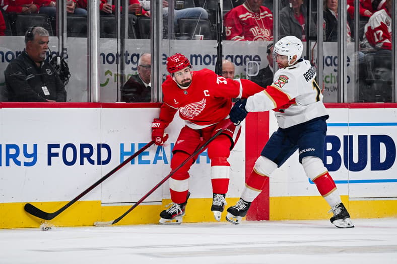 NHL: Florida Panthers at Detroit Red Wings