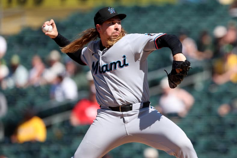 MLB: Miami Marlins at Athletics
