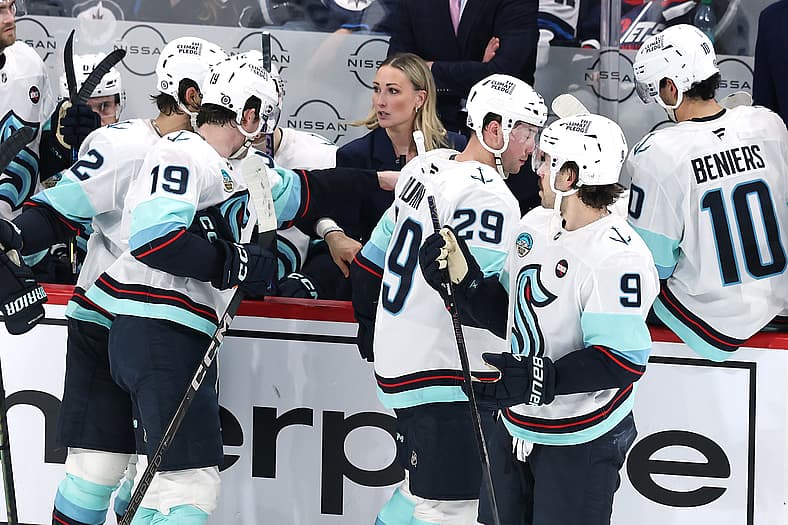 NHL: Jessica Campbell, Seattle Kraken at Winnipeg Jets