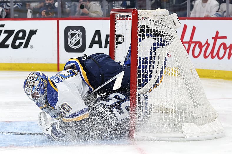 NHL: Stanley Cup Playoffs-St. Louis Blues at Winnipeg Jets