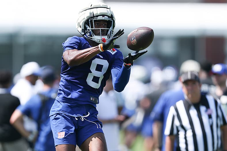 New York Giants wide receiver Beaux Collins