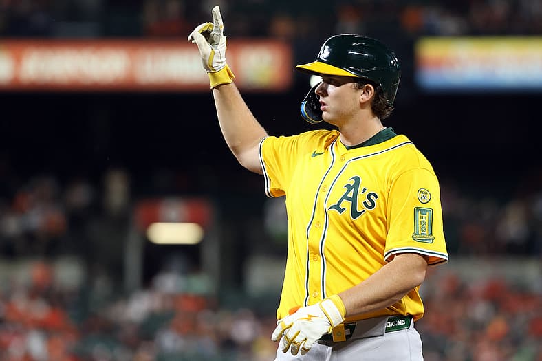 Athletics first baseman Nick Kurtz