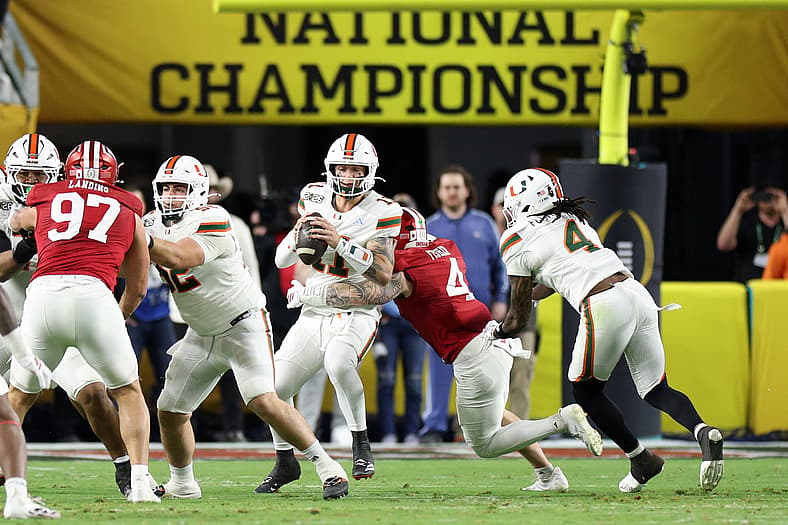 CFP National Championship Game, Miami Hurricanes vs Indiana Hoosiers