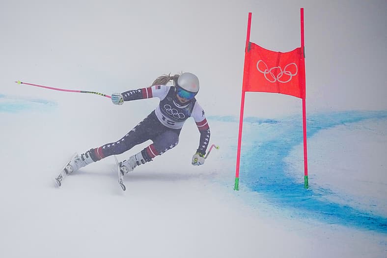 Olympics: Alpine Skiing-Womens Downhill Training