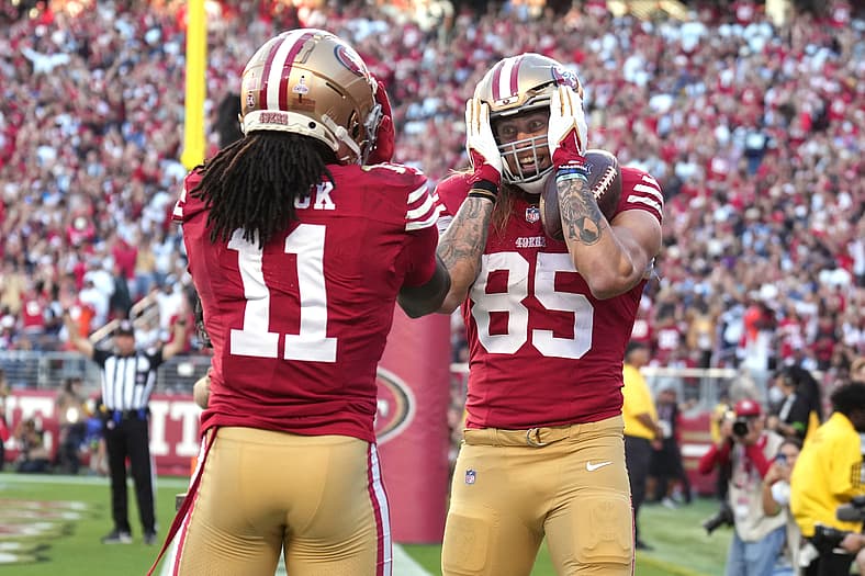 Brandon Aiyuk, George Kittle