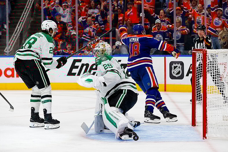 NHL: Stanley Cup Playoffs-Dallas Stars at Edmonton Oilers
