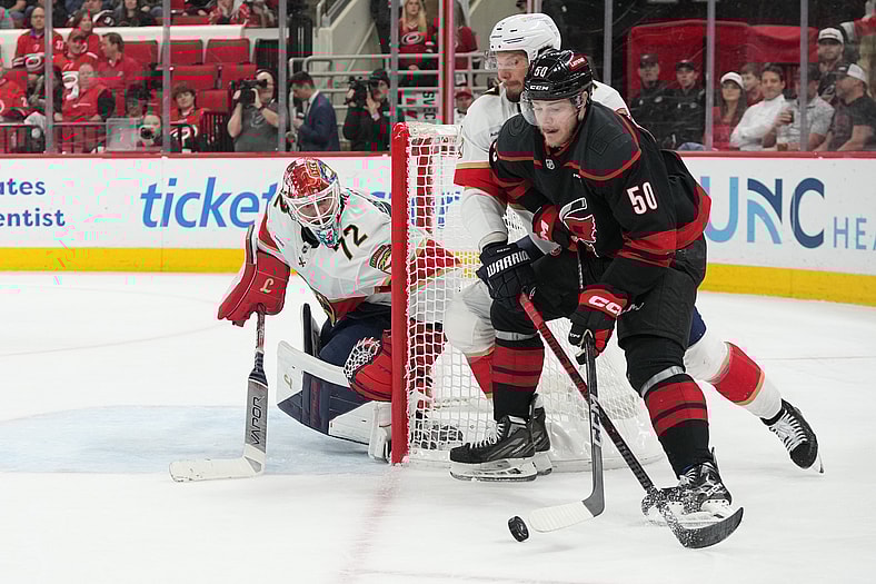 NHL: Stanley Cup Playoffs-Florida Panthers at Carolina Hurricanes