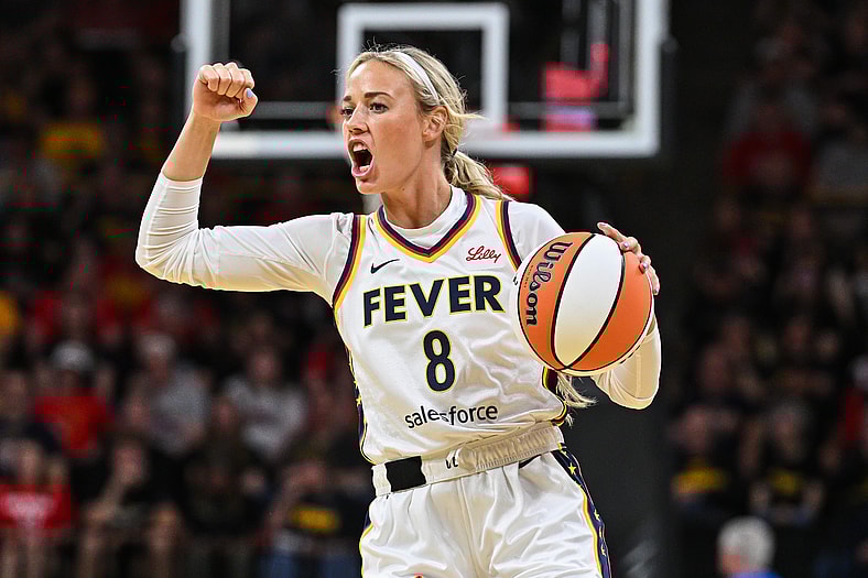 WNBA: Preseason-Brazil National Team, Sophie Cunningham at Indiana Fever