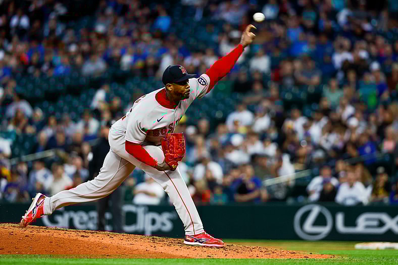 Boston Red Sox reliever Aroldis Chapman