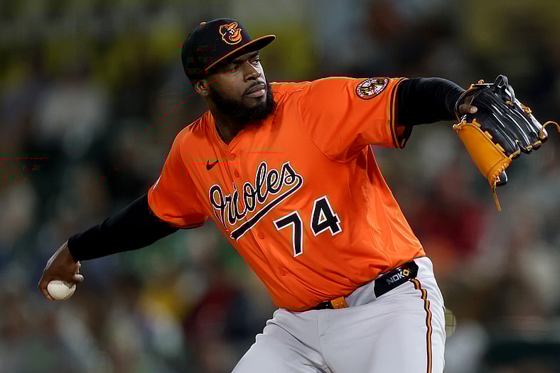 Baltimore Orioles reliever Felix Bautista