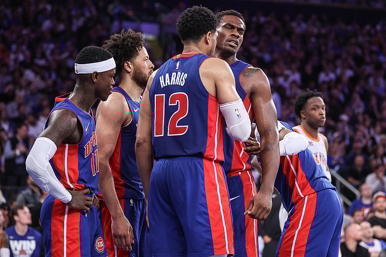NBA: Playoffs-Detroit Pistons at New York Knicks
