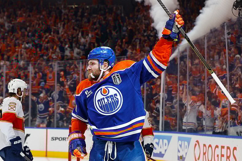 NHL: Stanley Cup Final-Florida Panthers at Edmonton Oilers