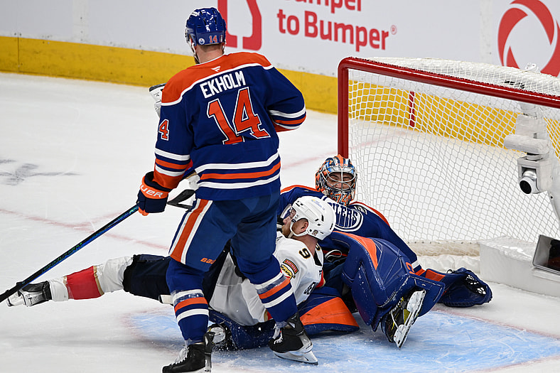 NHL: Stanley Cup Final-Florida Panthers at Edmonton Oilers