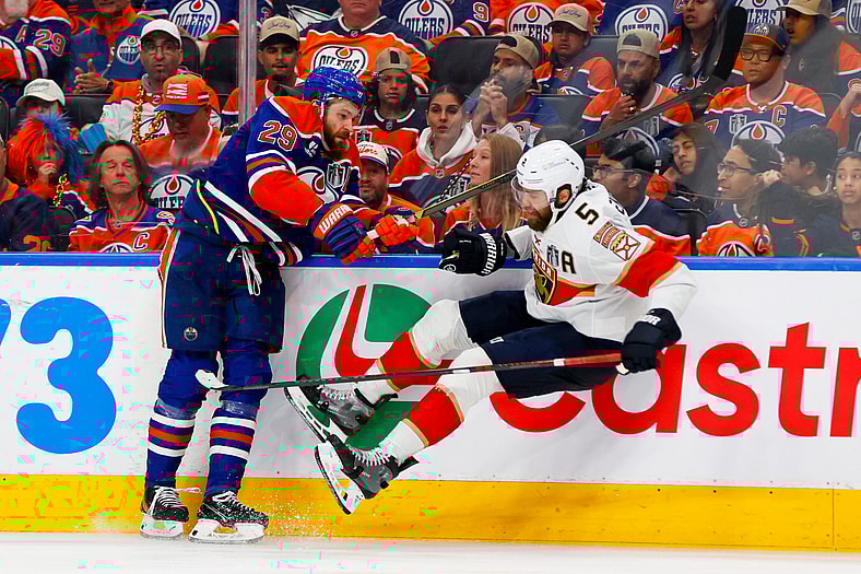NHL: Stanley Cup Final-Florida Panthers at Edmonton Oilers