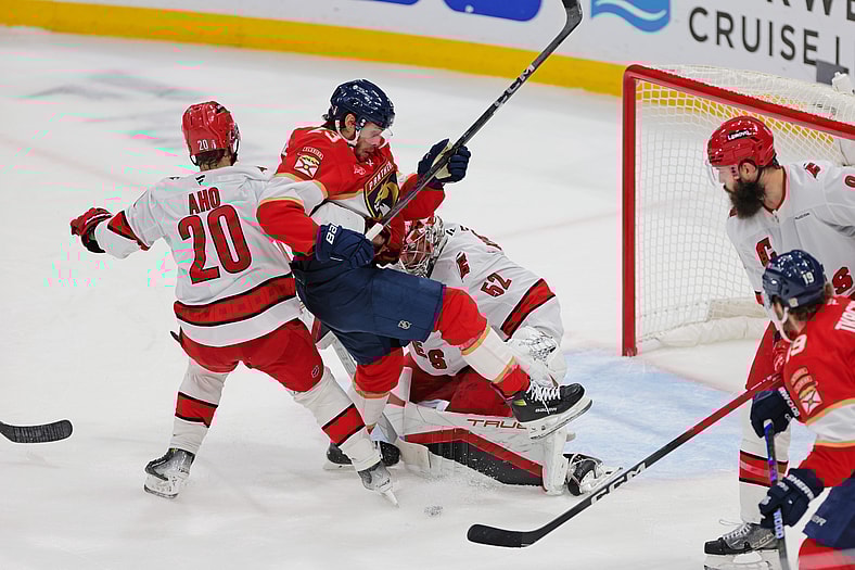 NHL: Stanley Cup Playoffs-Carolina Hurricanes at Florida Panthers