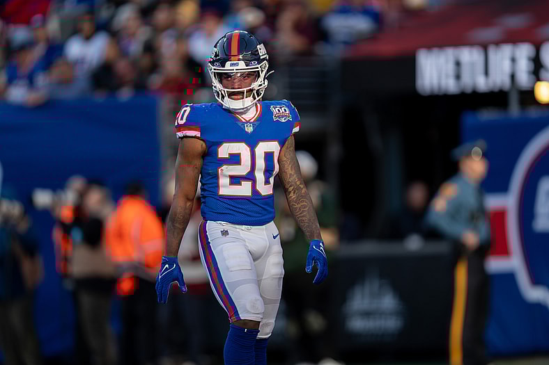 New York Giants running back Eric Gray