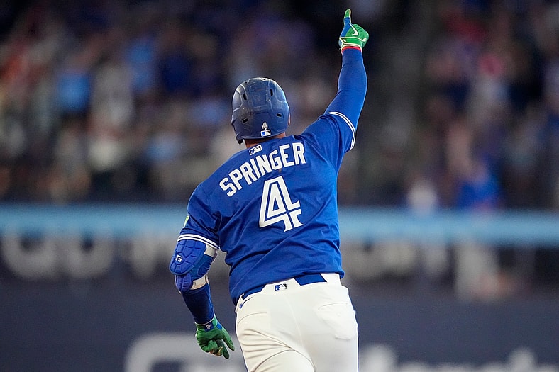 Toronto Blue Jays designated hitter George Springer