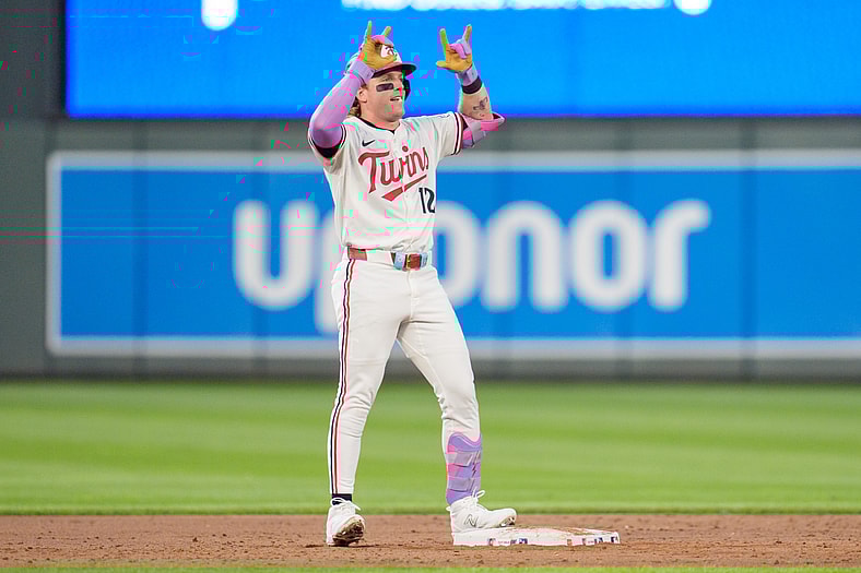 Minnesota Twins center fielder Harrison Bader
