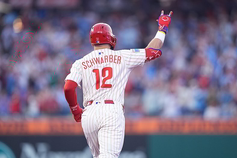 Philadelphia Phillies designated hitter Kyle Schwarber