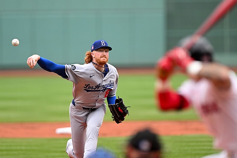 MLB: Los Angeles Dodgers at Boston Red Sox