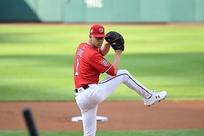 Washington Nationals pitcher MacKenzie Gore