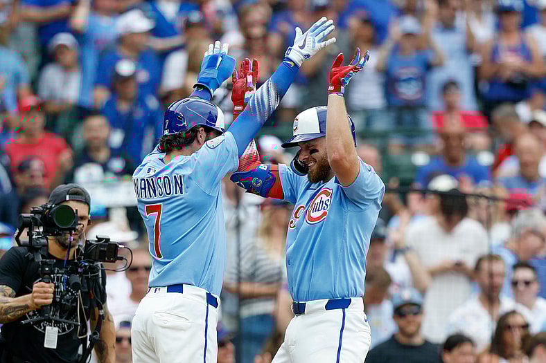 Chicago Cubs first baseman Michael Busch