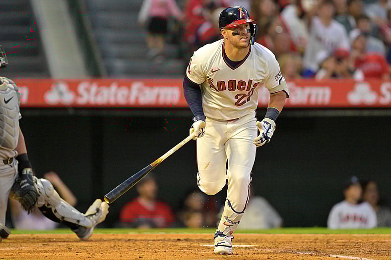 Los Angeles Angels outfielder Mike Trout