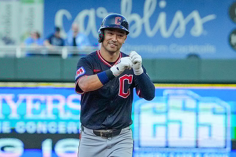 Cleveland Guardians outfielder Steven Kwan