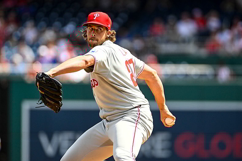 Philadelphia Phillies pitcher Aaron Nola