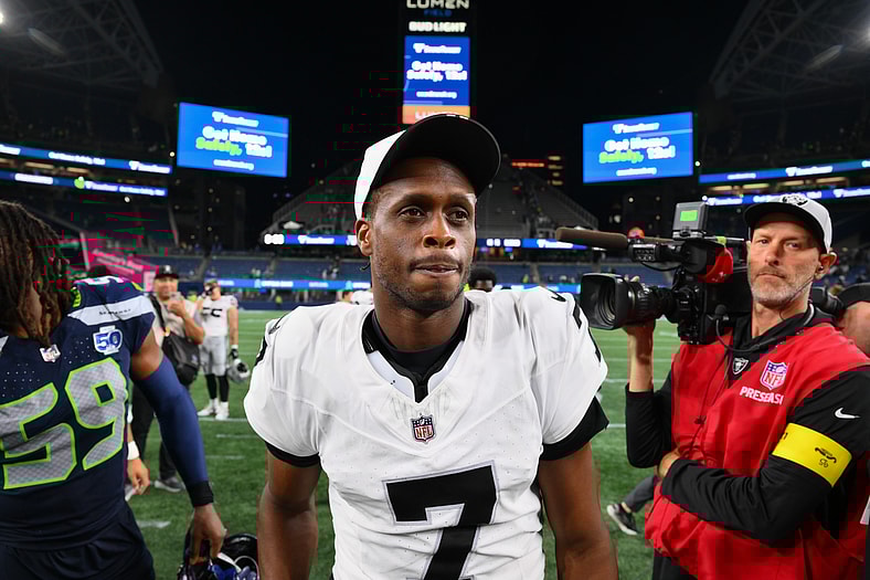 Las Vegas Raiders quarterback Geno Smith