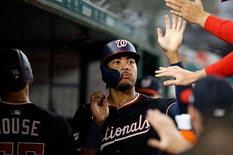 Washington Nationals outfielder James Wood