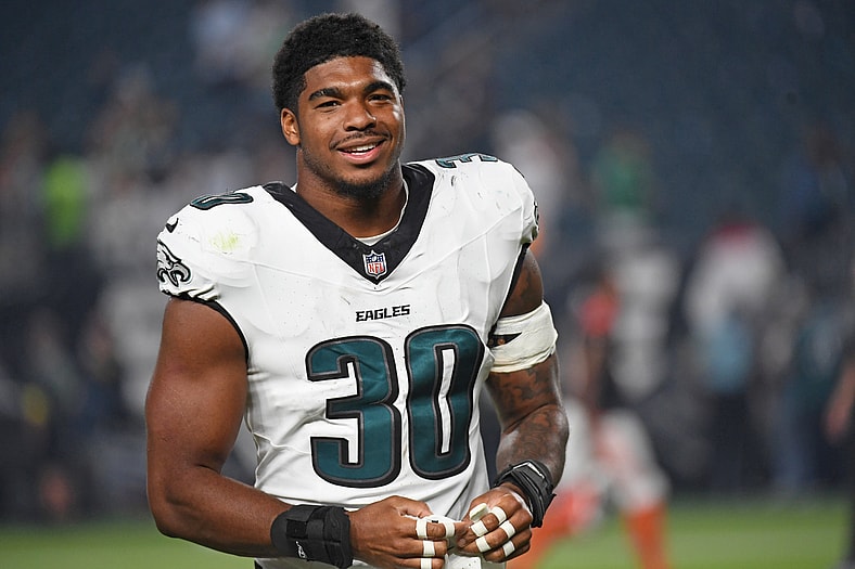 Philadelphia Eagles linebacker Jihaad Campbell