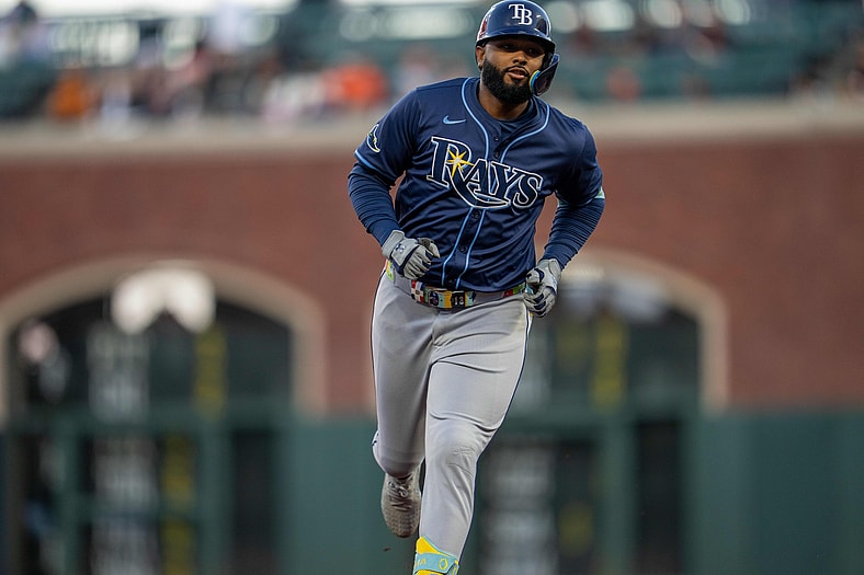 Tampa Bay Rays third baseman Junior Caminero
