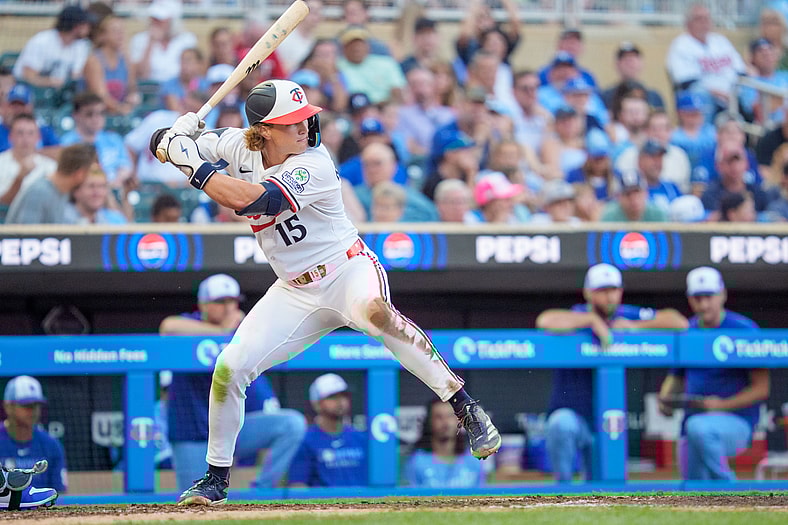 Minnesota Twins second baseman Luke Keaschall