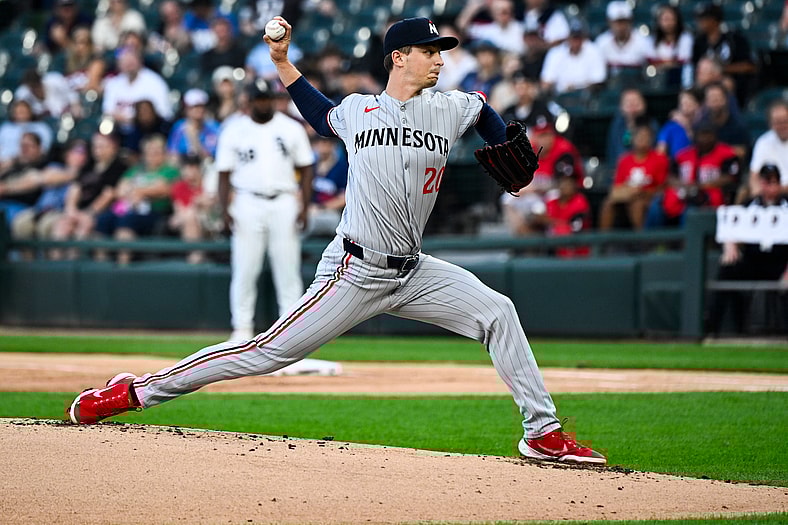 Minnesota Twins pitcher Mick Abel