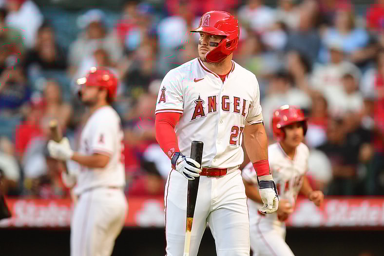 Los Angeles Angels outfielder Mike Trout