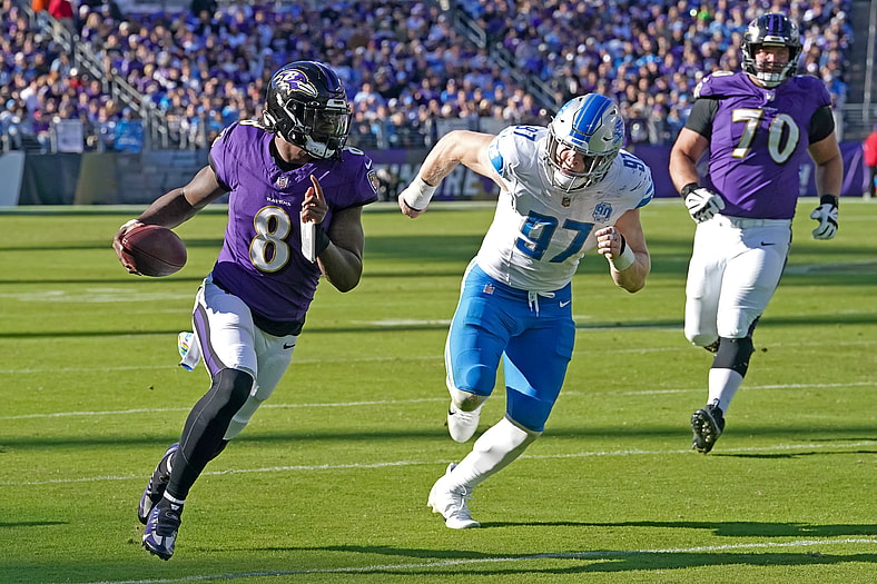 NFL: Detroit Lions at Baltimore Ravens
