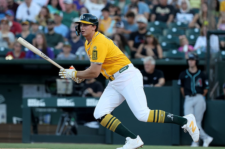 Athletics first baseman Nick Kurtz