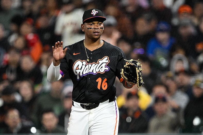 San Francisco Giants first baseman Rafael Devers