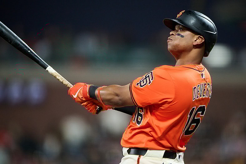 San Francisco Giants first baseman Rafael Devers