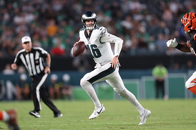 Philadelphia Eagles quarterback Tanner McKee