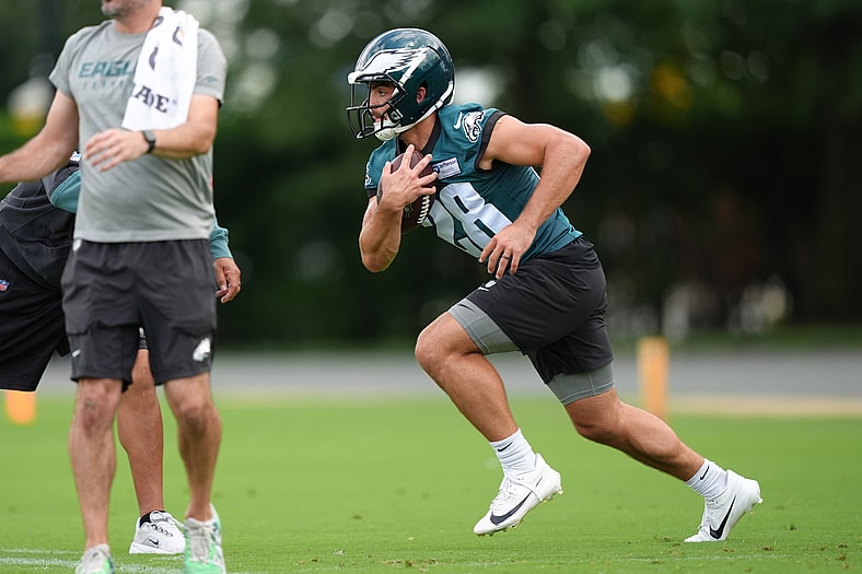 Philadelphia Eagles running back Will Shipley