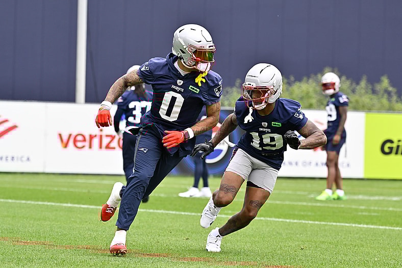 New England Patriots cornerback Christian Gonzalez