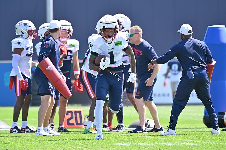 New England Patriots wide receiver Ja'Lynn Polk