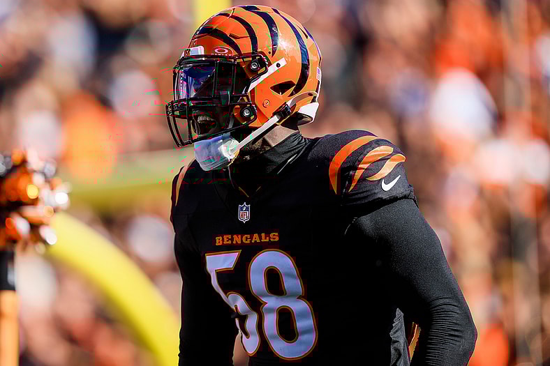 Cincinnati Bengals defensive end Joseph Ossai