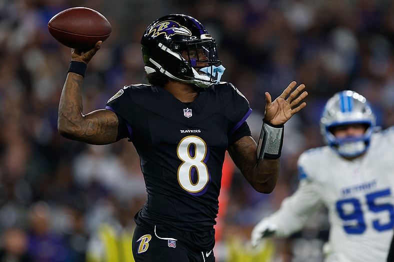 NFL: Detroit Lions at Baltimore Ravens