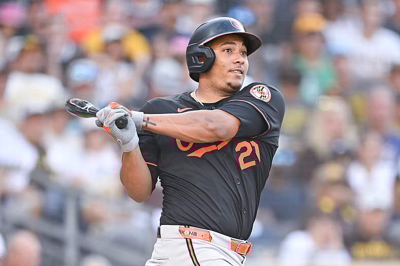 Baltimore Orioles catcher Samuel Basallo