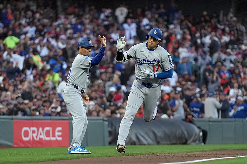 Los Angeles Dodgers designated hitter Shohei Ohtani