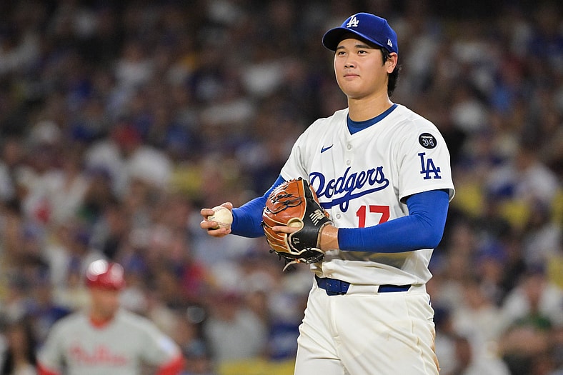 Los Angeles Dodgers pitcher Shohei Ohtani