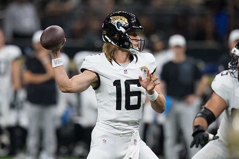 Jacksonville Jaguars quarterback Trevor Lawrence